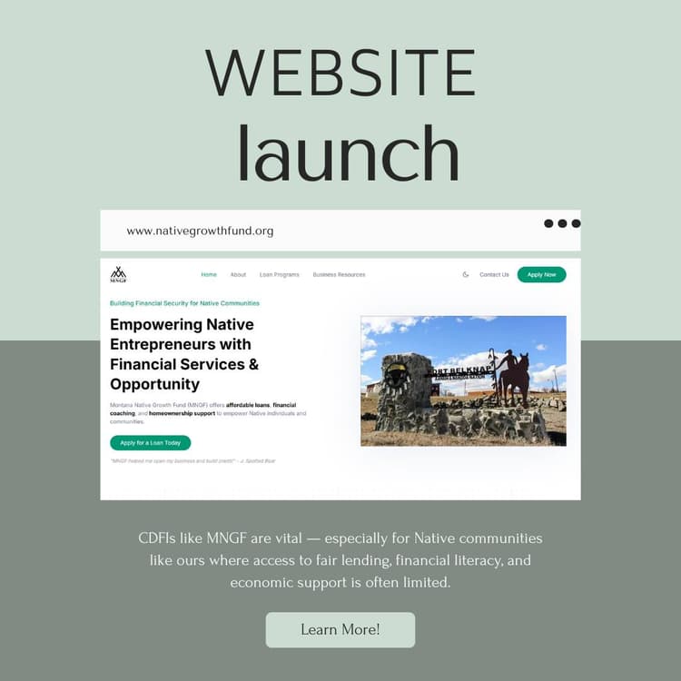 Cover image for blog title: Montana Native Growth Fund Website | InnoNative Solutions Case Study